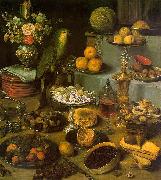 Georg Flegel Large Food Display Norge oil painting reproduction
